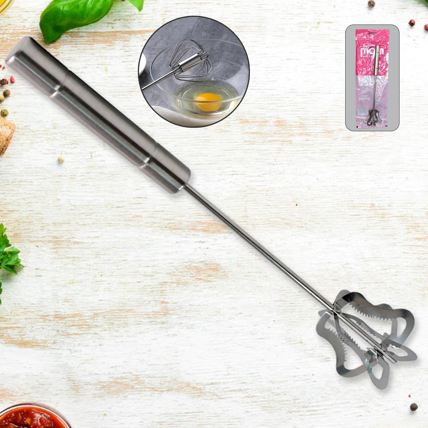 Supermom Handy Stainless Steel Churner Supermom Handy Stainless Steel Churner